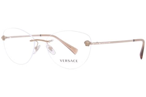 montatura versace 1248|Versace™ VE1248B Oval Eyeglasses .